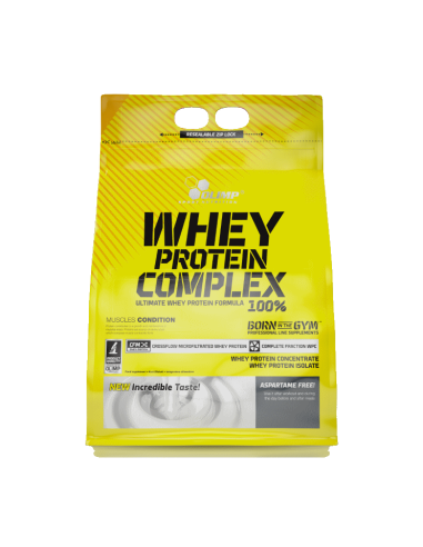 whey protein complex 100% est un mélange d'isolat de de whey et de whey concentrée pour obtenir un muscle de qualité 