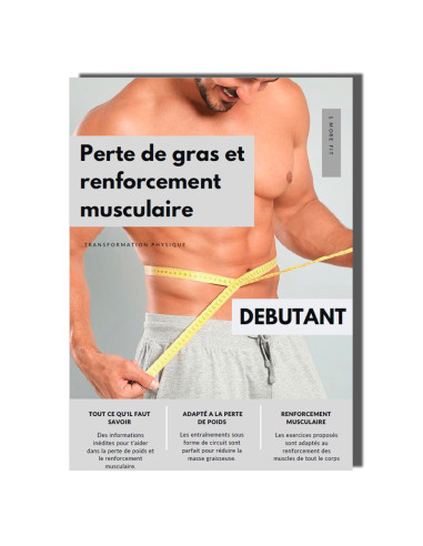 Programme de sport perte de gras et renforcement musculaire Homme