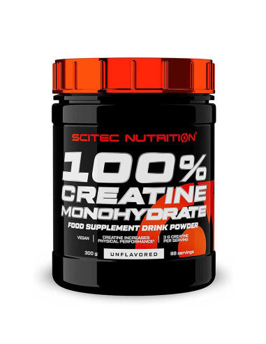 créatine monohydrate de la marque scitec nutrition pour augmenter la synthèse de l'atp