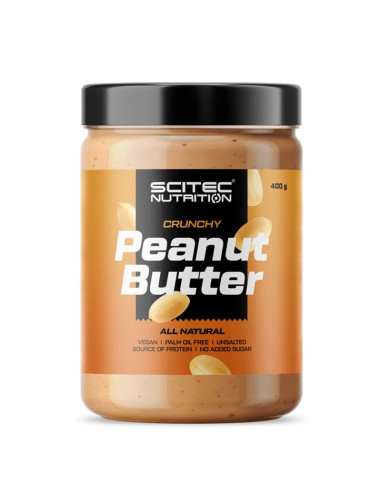 beurre de cacahuètes scitec nutrition pour apporter des bonnes graisses à votre corps