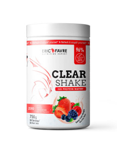 clear shake eric favre whey isolate proteine fruits rouges