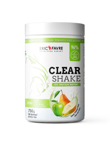 clear shake eric favre whey isolate proteine pomme poire