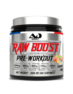 puissant prework out raw boost addict sport nutrition