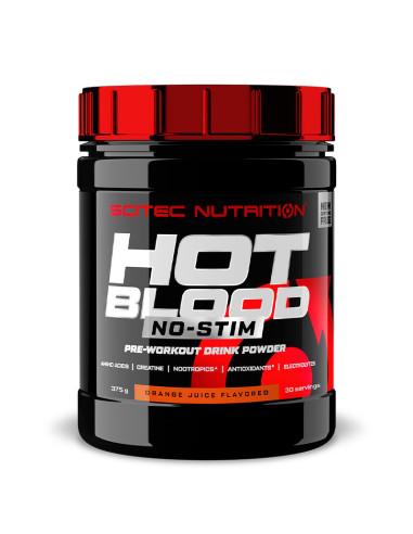 hot blood no stim scitec nutrition