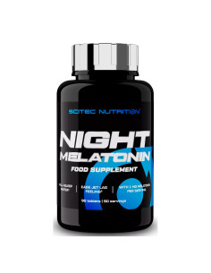 NIGHT MELATONIN SCITEC Melatonine nutrition sportive vous aide à trouver le sommeil