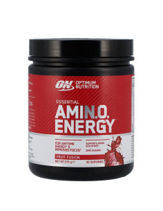 Amino Energy est un complexe d'acides aminés, de vitamines et de caféine à prendre pendant votre entraînement de la marque optim