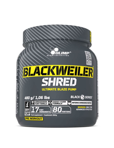 blackweiler shred olimp nutrition