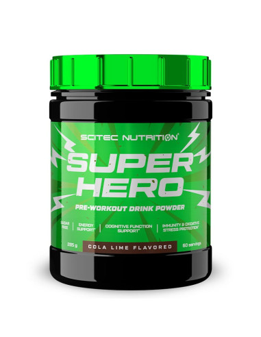 SuperHero scitec nutrition est le meilleur booster pour vos entraînements