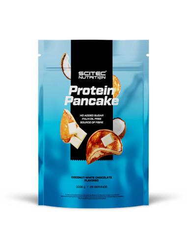 proteine pancake scitec pour faire de déliceux pancake protéiné au petit déjeuner