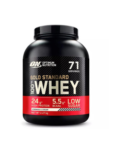 gold standard 100 whey optimum nutrition cookies & cream