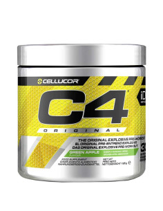 c4 pre workout cellucor green apple 195g
