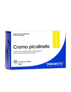 Chromium Picolinate 30 tabs | Maintien de la glycémie | Yamamoto