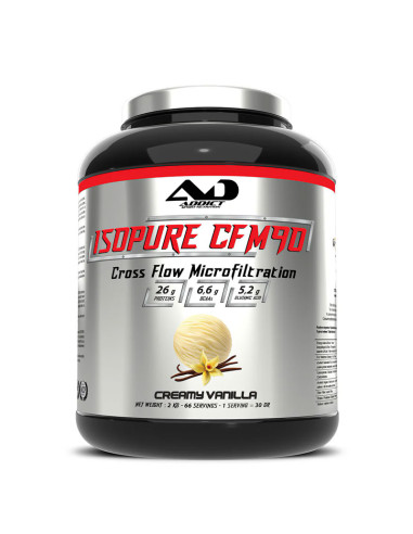 isopure cfm 90 addict sport nutrition vanille