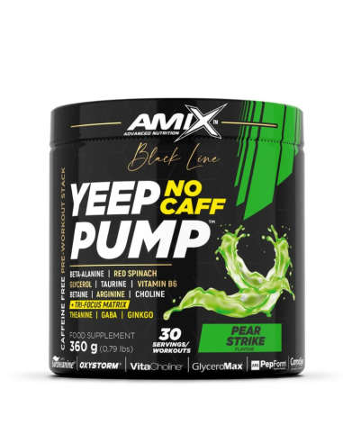 yeep pump no caff amix black line
