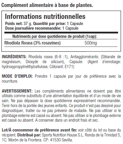 rhodiola starlabs nutrition