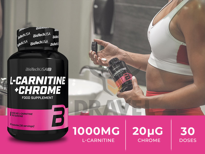 Les avantages de Carnitine + Chrome de Biotech USA