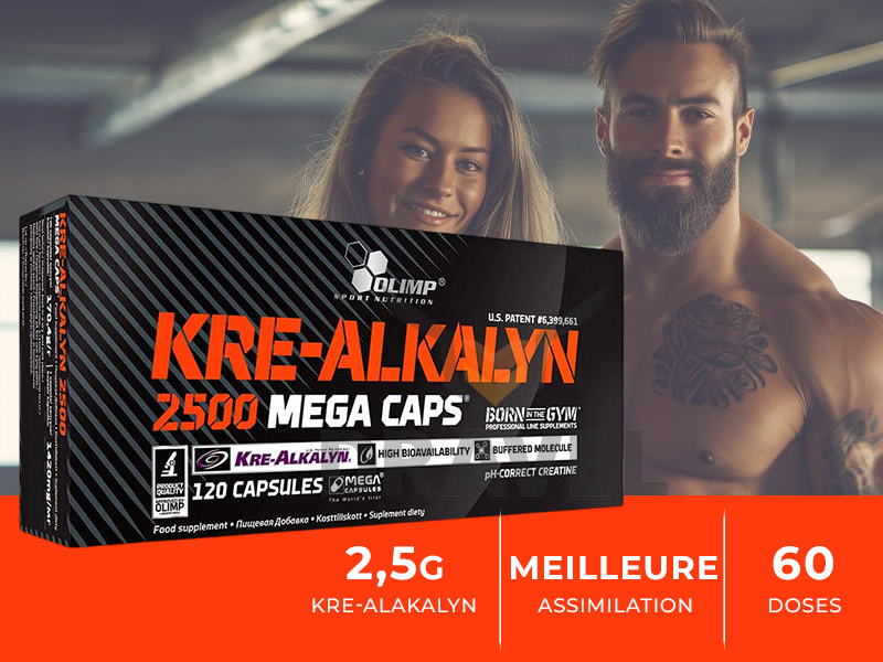 Les avantages de la Kre-Alkalyn Olimp Nutrition