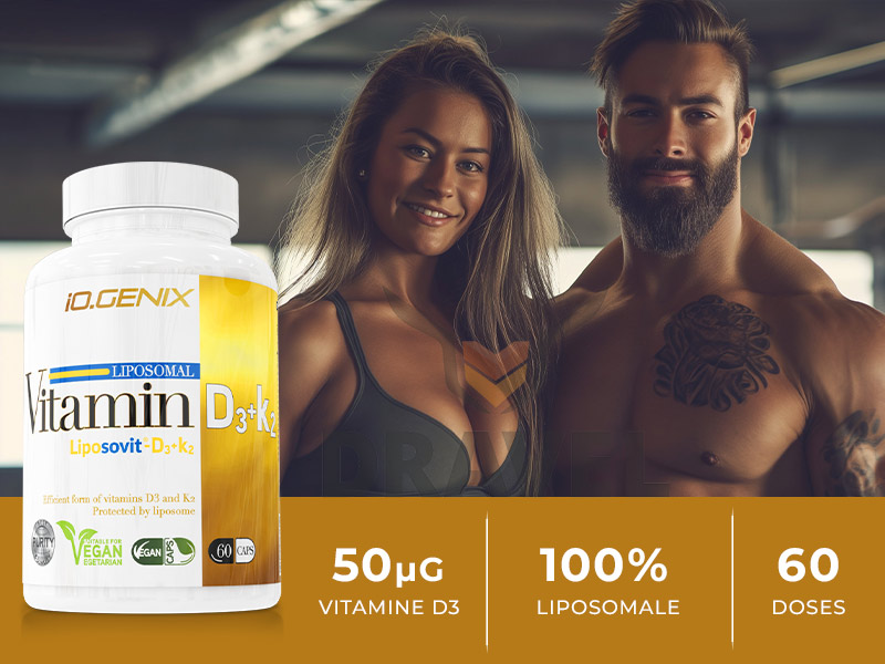 vitamine d3+k2 liposomale IO Genix