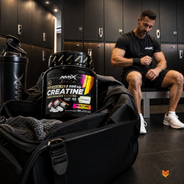 creatine à croquer amix black line