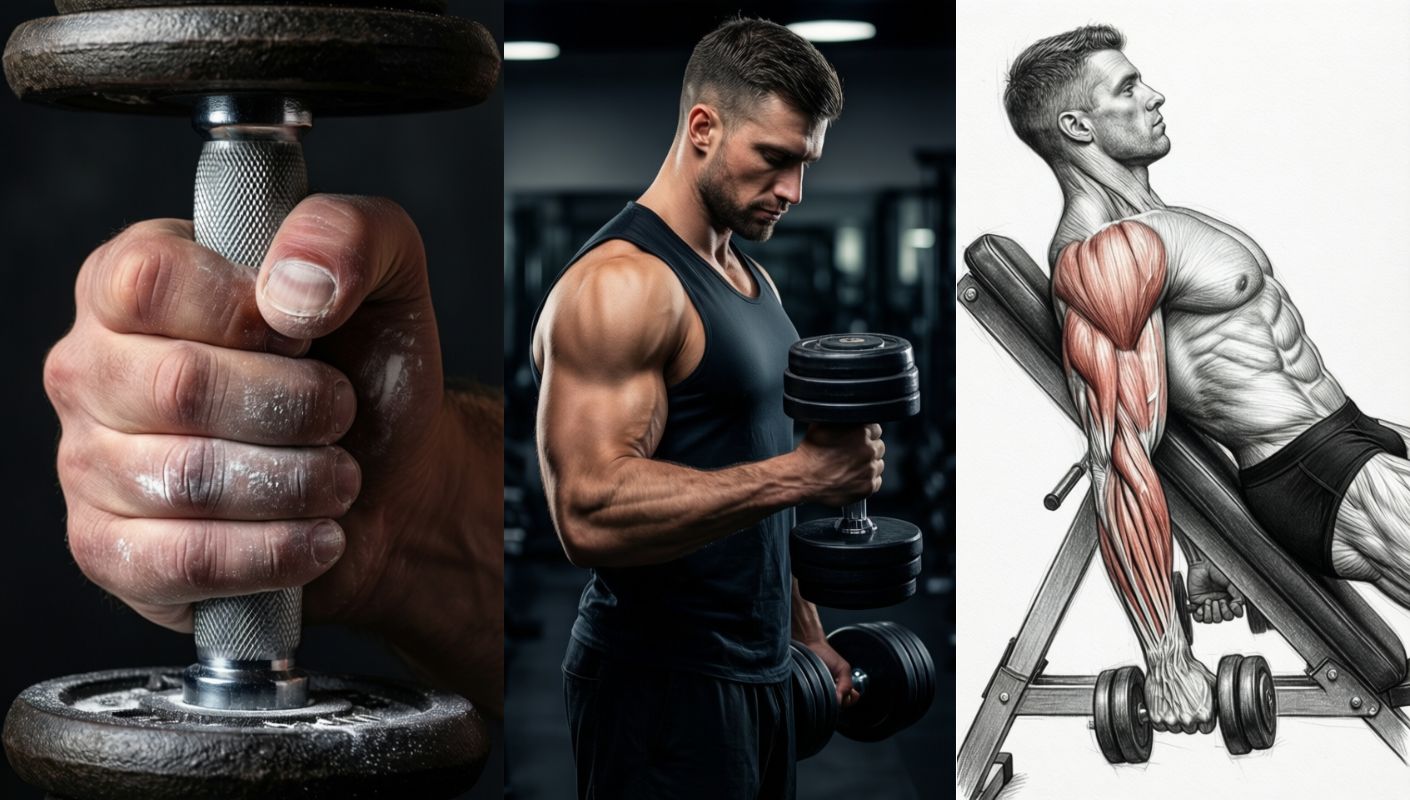 curl marteau exercice de biceps