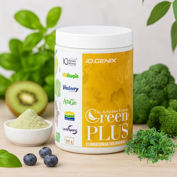 vitamines et minéraux green plus  io.genix