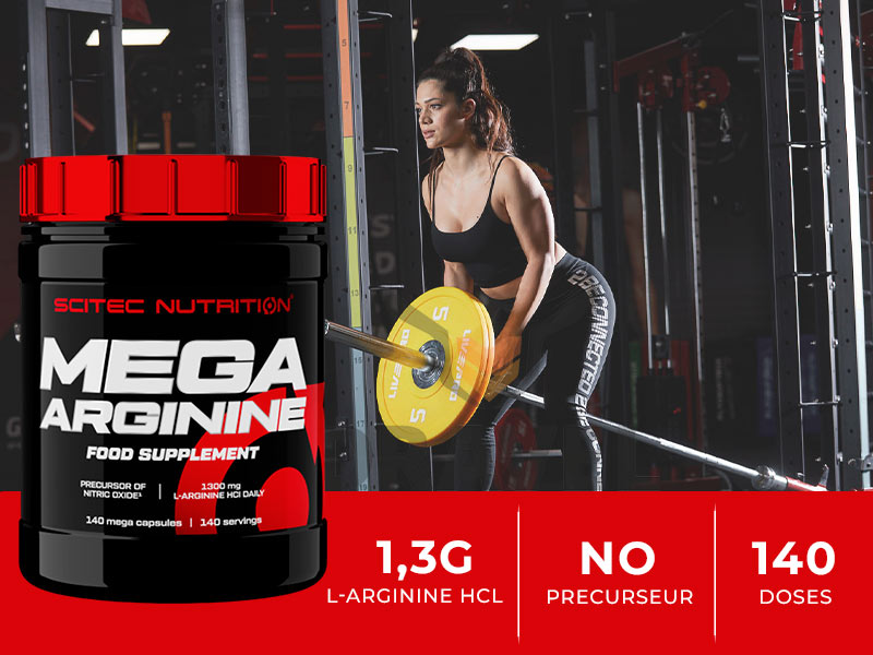 Les avantages de Mega Arginine Scitec Nutrition