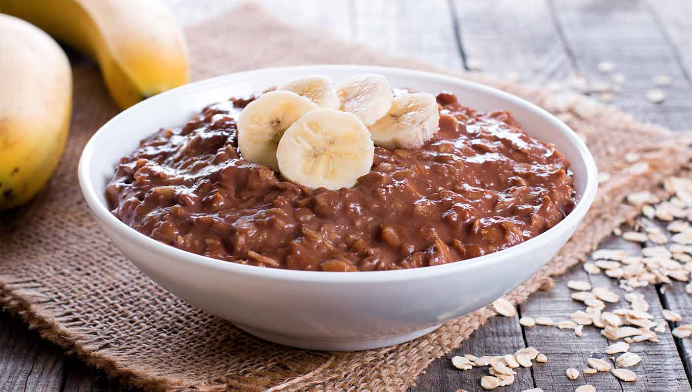 recette whey proteine porridge chocolat