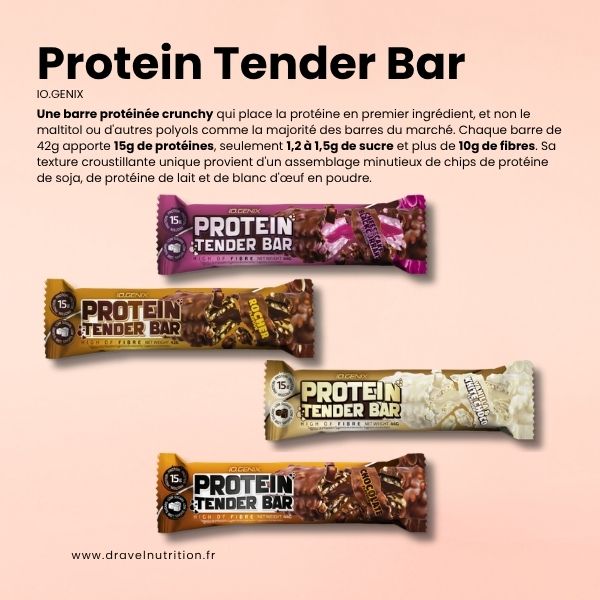 protein tender bar io  genix
